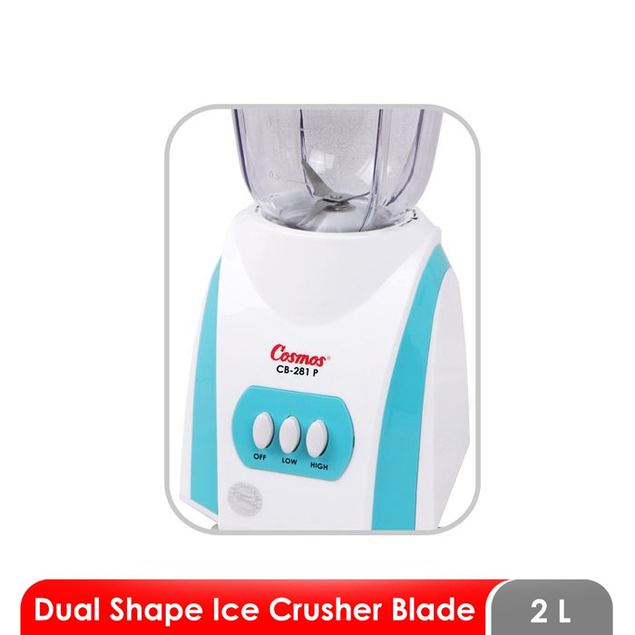 Cosmos Blender Plastik 2 in 1 2 Liter - CB281P | CB 281P